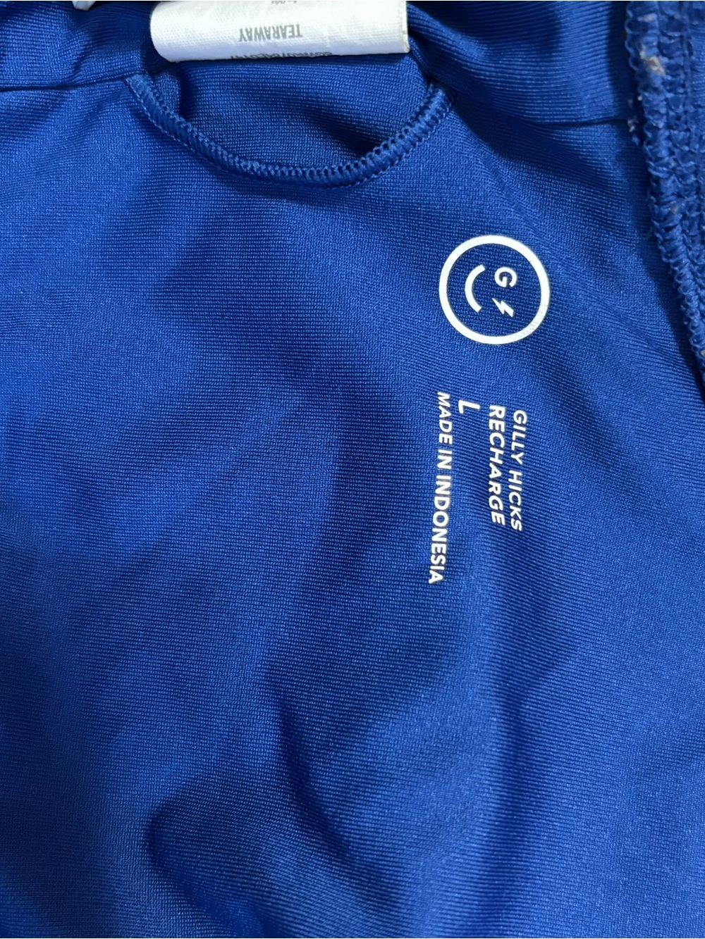 Gilly Hicks Royal Blue Smiley Logo Active Tank - Picture 3 of 3